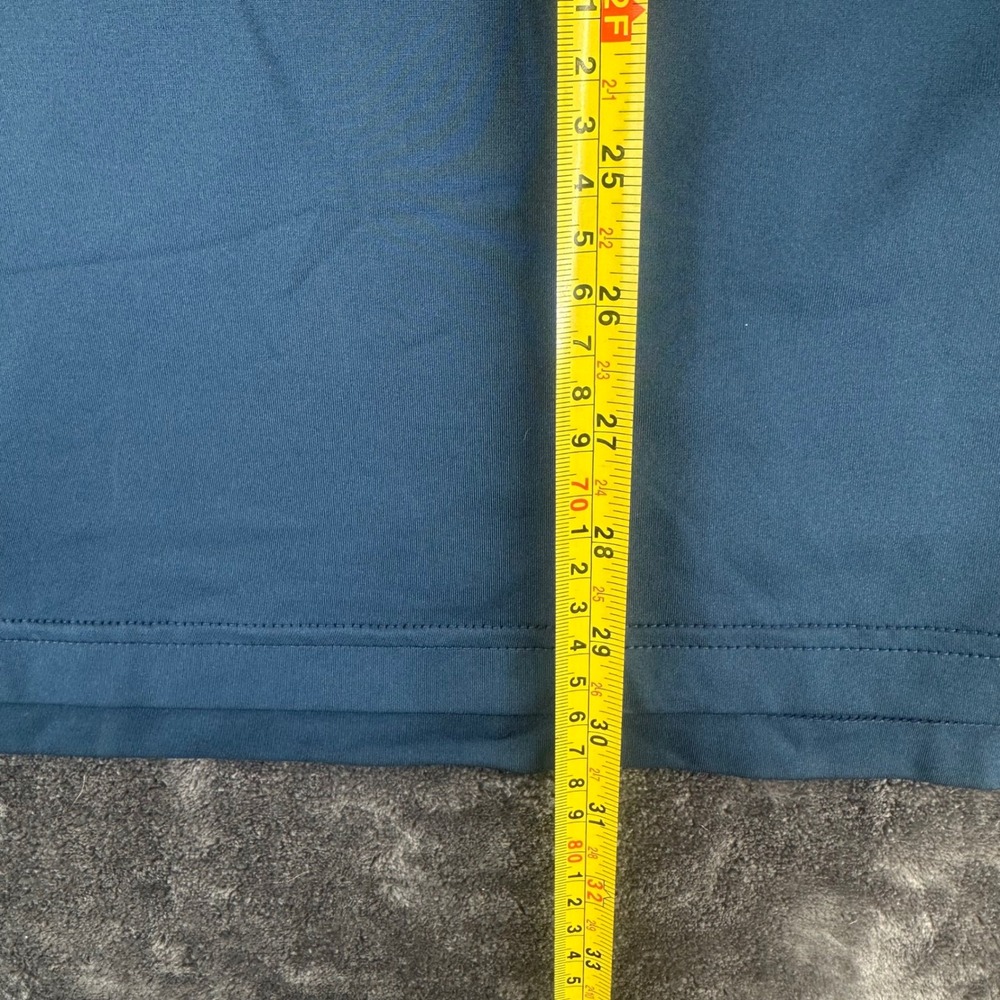 Peter Millar Summer Comfort Polo Shirt Mens Large Blue Club Car Performance Golf - Picture 7 of 8